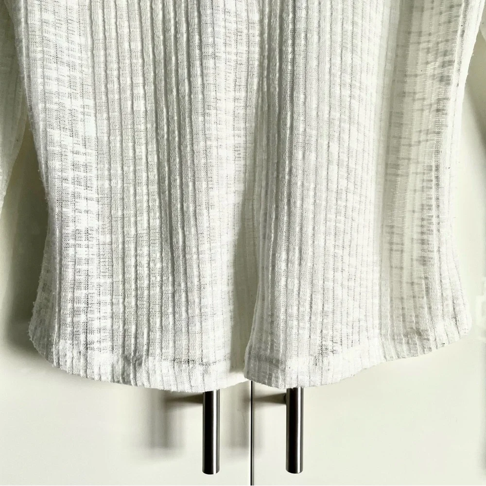 Free People Intimately Aura Layering Top in White Size L EUC